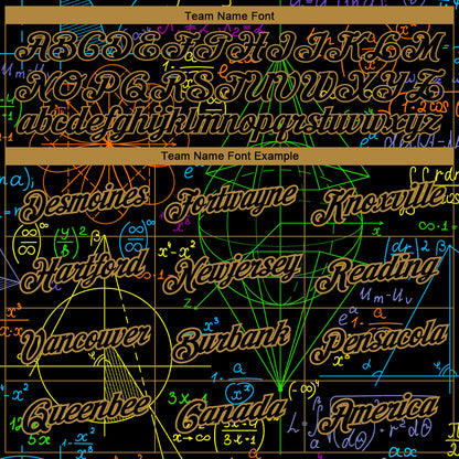 Custom 3D Pattern Design Math Performance T-Shirt