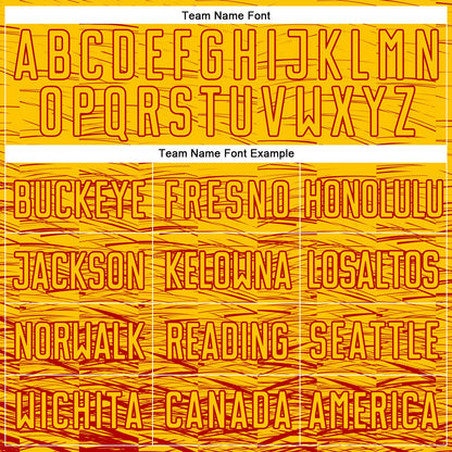 Custom Yellow Red Sublimation Soccer Uniform Jersey