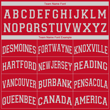 Custom Red White V-Neck Basketball Jersey
